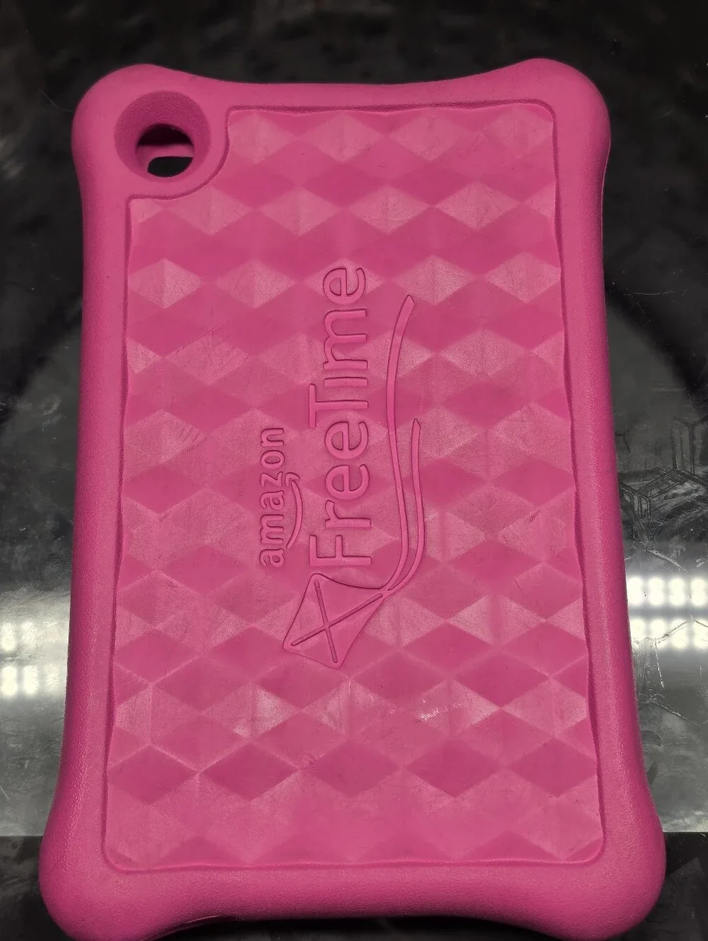 Amazon Fire 7 Kids Pink Silicone Protective Case Shockproof Impact - 2017